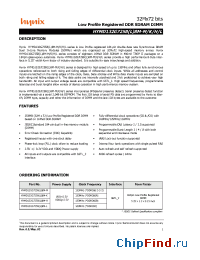 Datasheet HYMD132G725B8M manufacturer Hynix