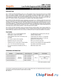 Datasheet HYMD132G725BL4M-H manufacturer Hynix