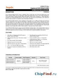 Datasheet HYMD212G726CLS4 manufacturer Hynix