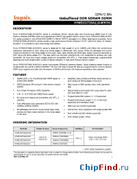 Datasheet HYMD232726AL8-M manufacturer Hynix