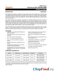 Datasheet HYMD232726B8J manufacturer Hynix