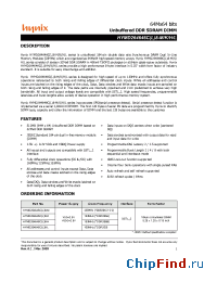 Datasheet HYMD264646CL8-L manufacturer Hynix