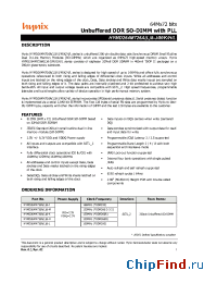 Datasheet HYMD264M726AL8 manufacturer Hynix