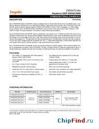 Datasheet HYMD525G726ALS4-K manufacturer Hynix