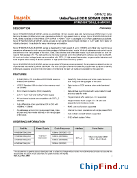 Datasheet HYMD564726AL8 manufacturer Hynix