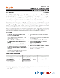 Datasheet HYMD564M646AL8-J manufacturer Hynix