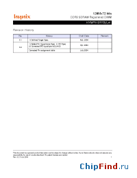 Datasheet HYMP512R724-E4 manufacturer Hynix