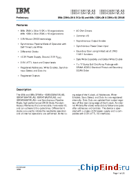 Datasheet IBM0418A81MLAB manufacturer IBM