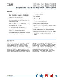 Datasheet IBM0418A81NLAB manufacturer IBM