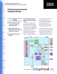 Datasheet STBx25 manufacturer IBM