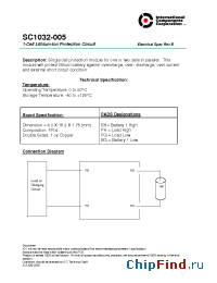 Datasheet SC1032-005 manufacturer ICC