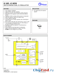 Datasheet iC-WDS-SO8 manufacturer IC Haus