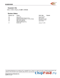 Datasheet IC42S16101-5TI manufacturer ICSI