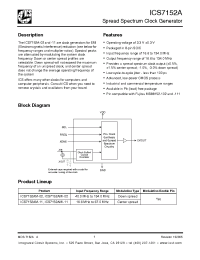 Datasheet 152AM02L manufacturer ICST