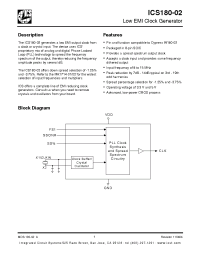 Datasheet 180M02LF manufacturer ICST