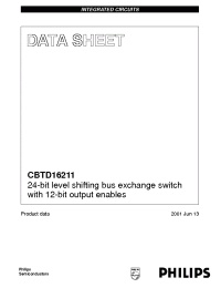 Datasheet CBTD16211DL manufacturer ICST