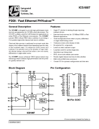 Datasheet ICS1887 manufacturer ICST