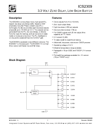 Datasheet ICS2309GI-1HLF manufacturer ICST