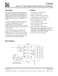 Datasheet ICS348RPLFT manufacturer ICST