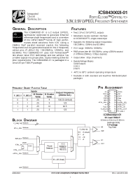 Datasheet ICS43002AI01 manufacturer ICST