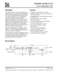 Datasheet ICS525R-02ILF manufacturer ICST