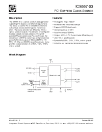 Datasheet ICS557G-03T производства ICST