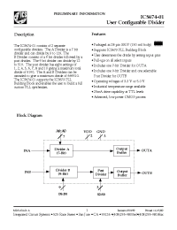 Datasheet ICS674R-01I производства ICST