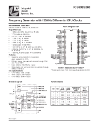 Datasheet ICS83023AMI manufacturer ICST