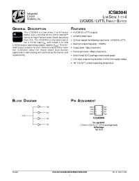 Datasheet ICS8304AMI manufacturer ICST