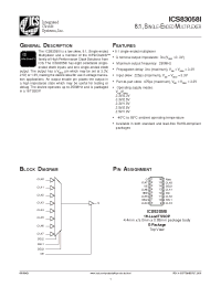 Datasheet ICS83058I производства ICST