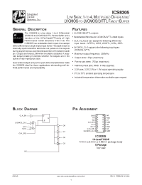 Datasheet ICS8305AG manufacturer ICST