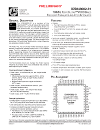 Datasheet ICS843002-31 manufacturer ICST