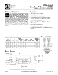 Datasheet ICS843002AGI manufacturer ICST