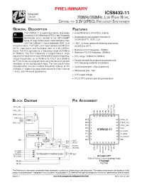 Datasheet ICS8432CY-11 производства ICST