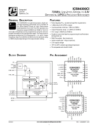 Datasheet ICS84330CVI manufacturer ICST