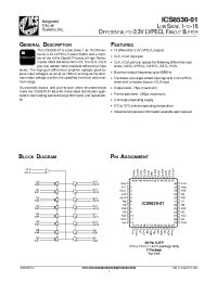 Datasheet ICS8530DY-01 manufacturer ICST