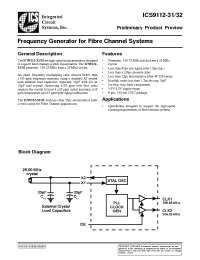 Datasheet ICS9112M-31 производства ICST