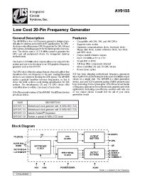 Datasheet ICS9155-36W20L производства ICST