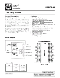 Datasheet ICS9179-06 manufacturer ICST