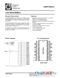 Datasheet ICS9179F-12 manufacturer ICST