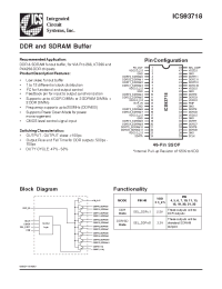 Datasheet ICS93718 manufacturer ICST