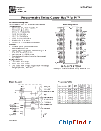 Datasheet ICS950201yG-T manufacturer ICST