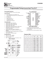 Datasheet ICS950901YFLFT manufacturer ICST