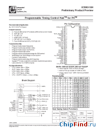 Datasheet ICS951104yGT manufacturer ICST