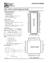 Datasheet ICSSSTVA16859BKLF-T производства ICST