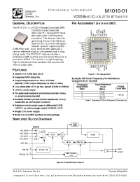 Datasheet M1010-01I155.5200 manufacturer ICST