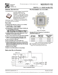 Datasheet M2050-11-644.5313 manufacturer ICST