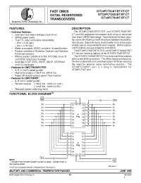 Datasheet 5429FCT2052ATSOB manufacturer IDT