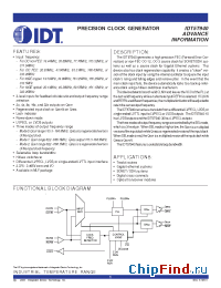Datasheet 5T940 manufacturer IDT