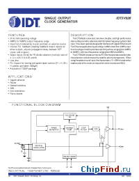 Datasheet 5V926 manufacturer IDT